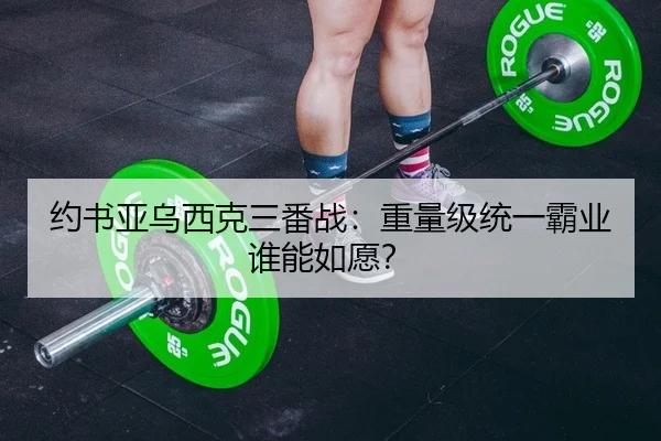 约书亚乌西克三番战：重量级统一霸业谁能如愿？